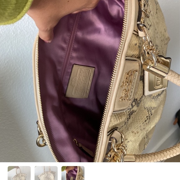 Coach Madison python bag - Picture 9 of 9